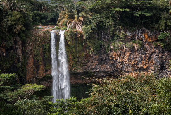 chamarel waterfall