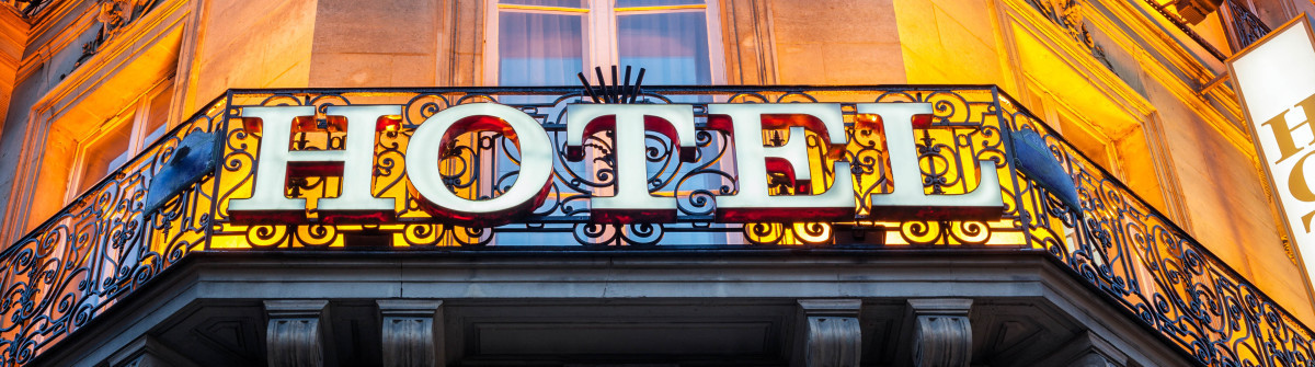 Hotel sign