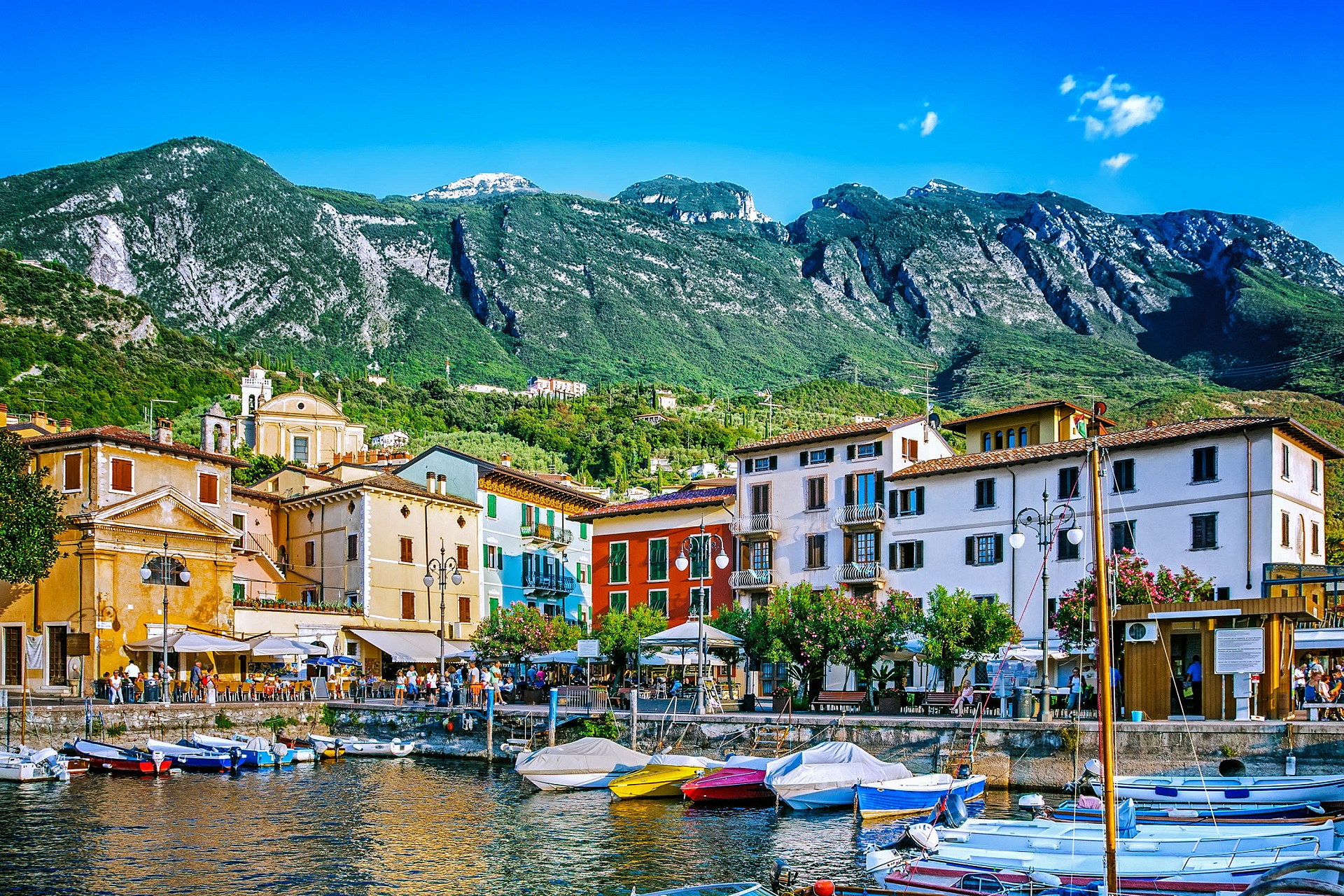 Malcesine Gardasee Hafen