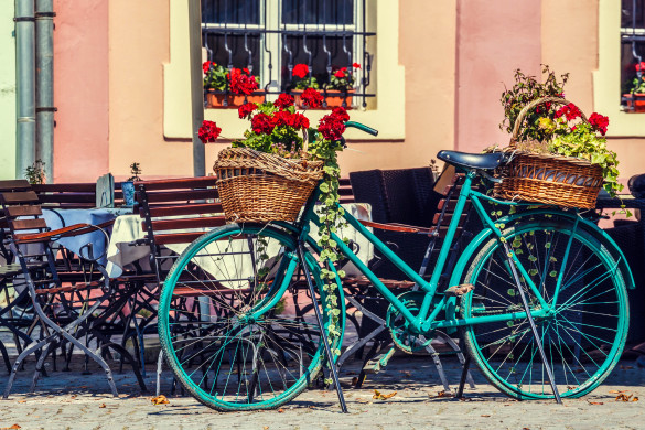 Schäßburg Rumänien Fahrrad
