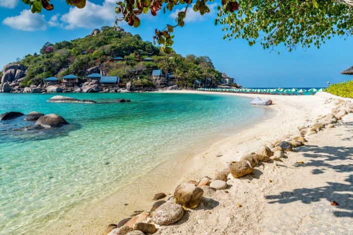 Blick auf Nang Yuan Insel, Koh Tao