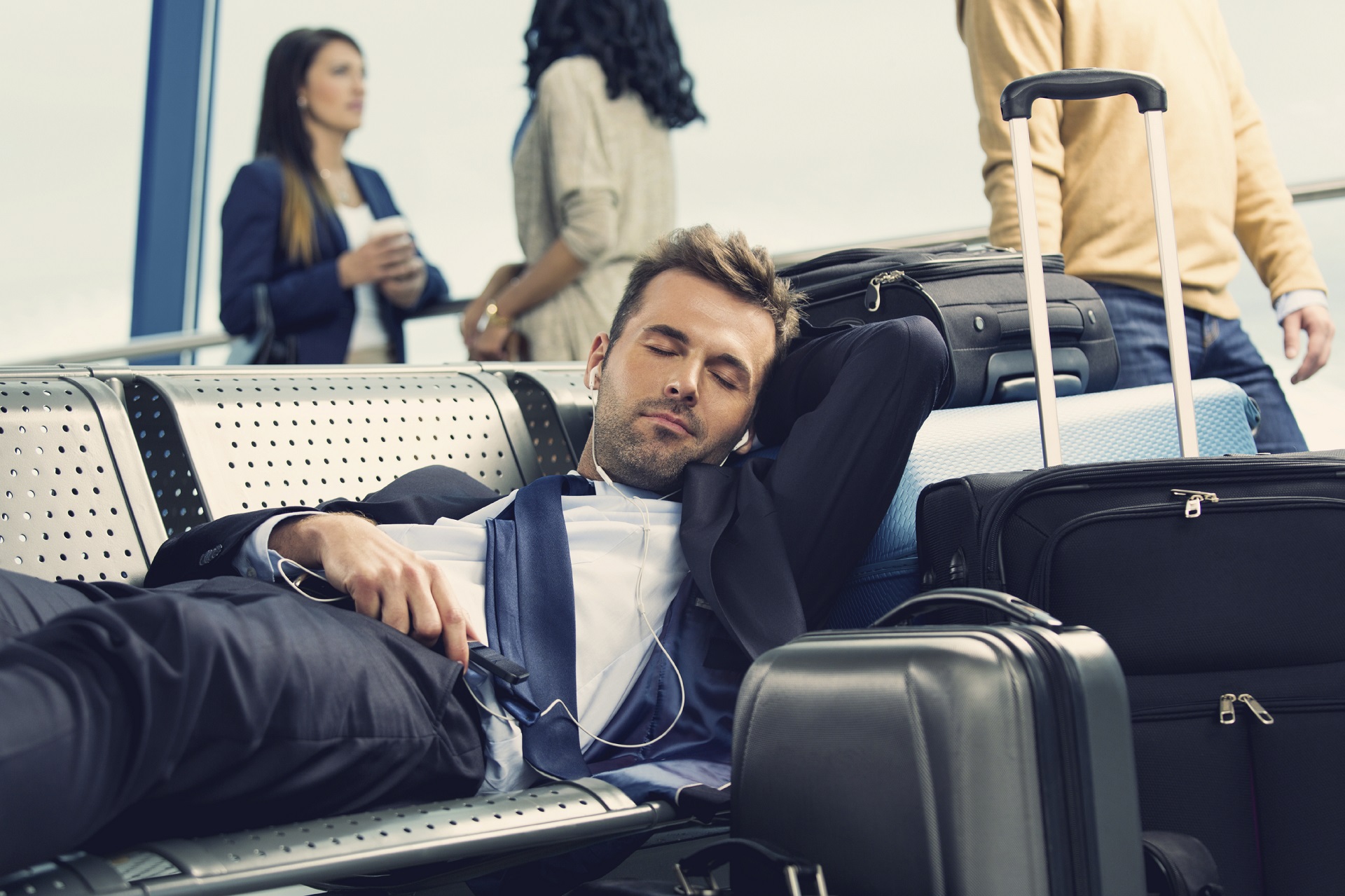 Schlafen am Flughafen Tipps