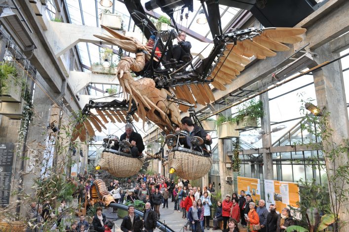 Vol du Héron. La Galerie des Machines. Les Machines de l île. Nantes © Jean-Dominique Billaud – Nautilus_LVAN