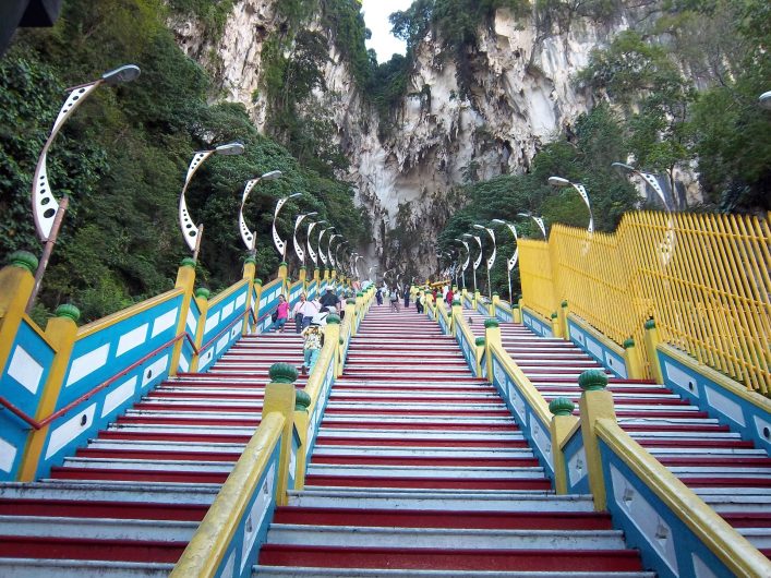 Treppen zu den Batu Caves