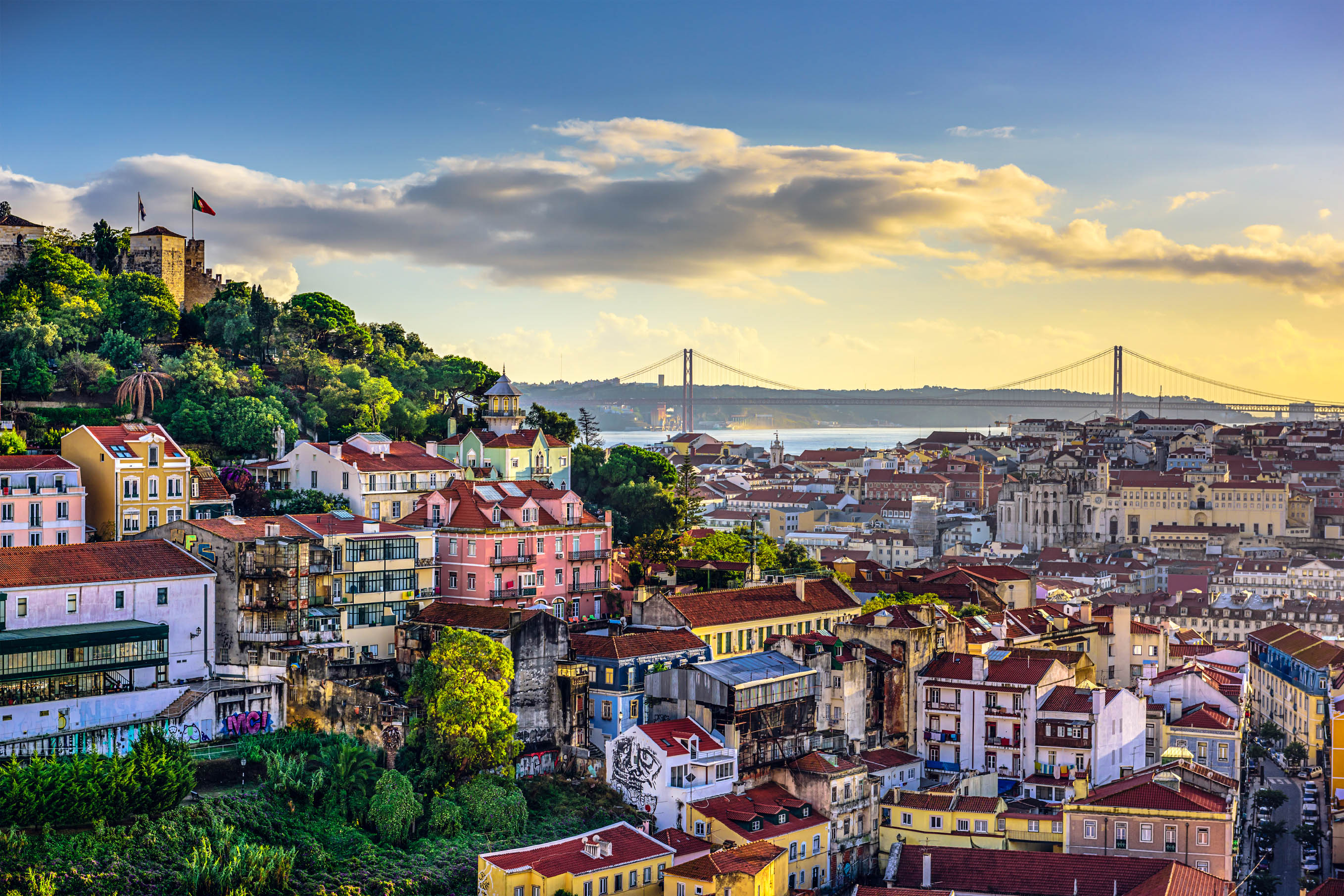 Ausblick über Lissabon