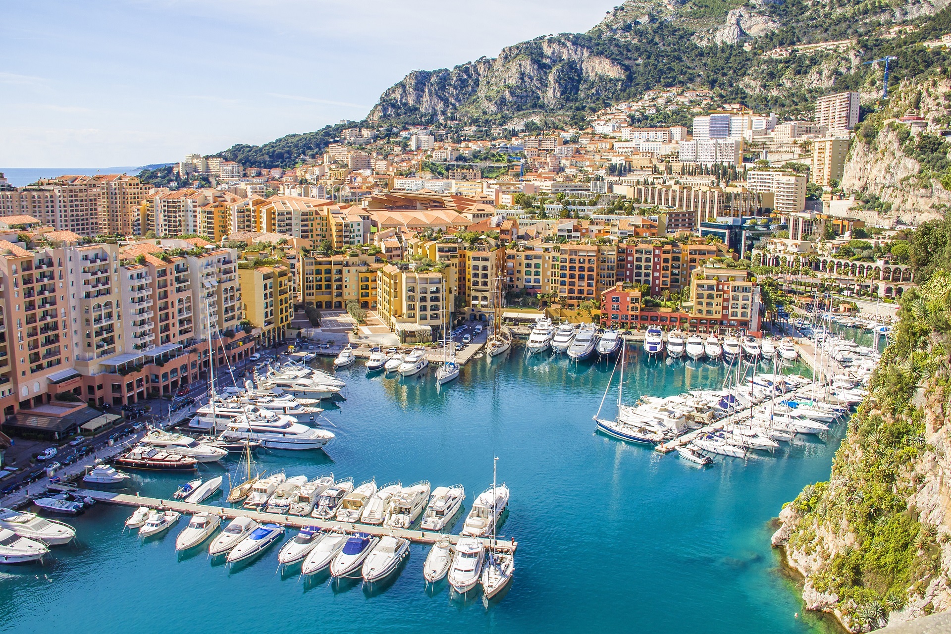 Der Hafen von Monaco