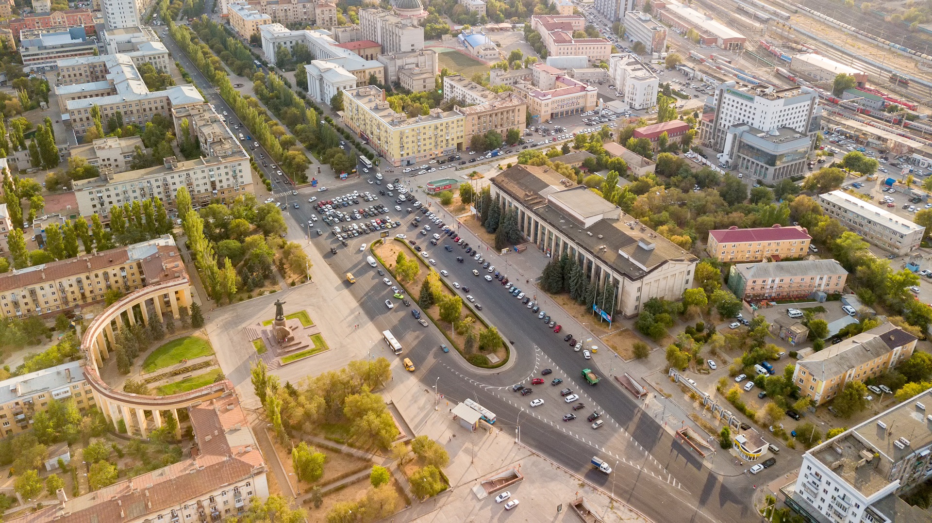 Wolgograd von Oben