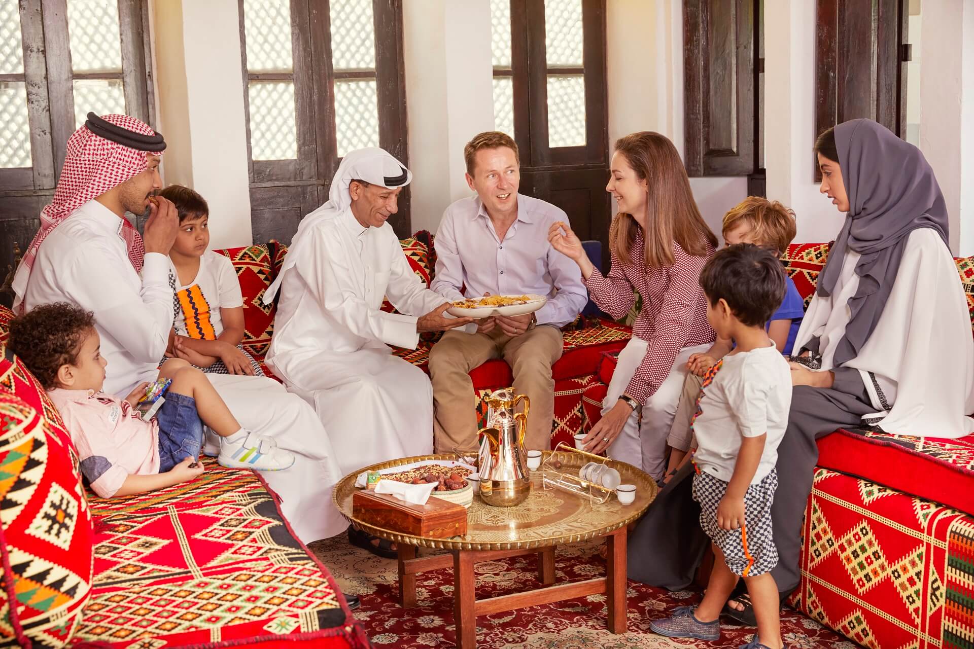 Zu Gast bei einer Familie in Bahrain