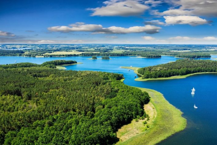 Masuren, Landschaft in Polen