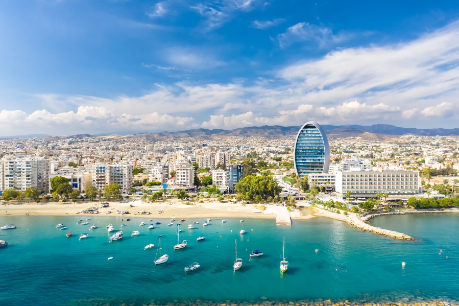 Panorama der Stadt Limassol, Zypern