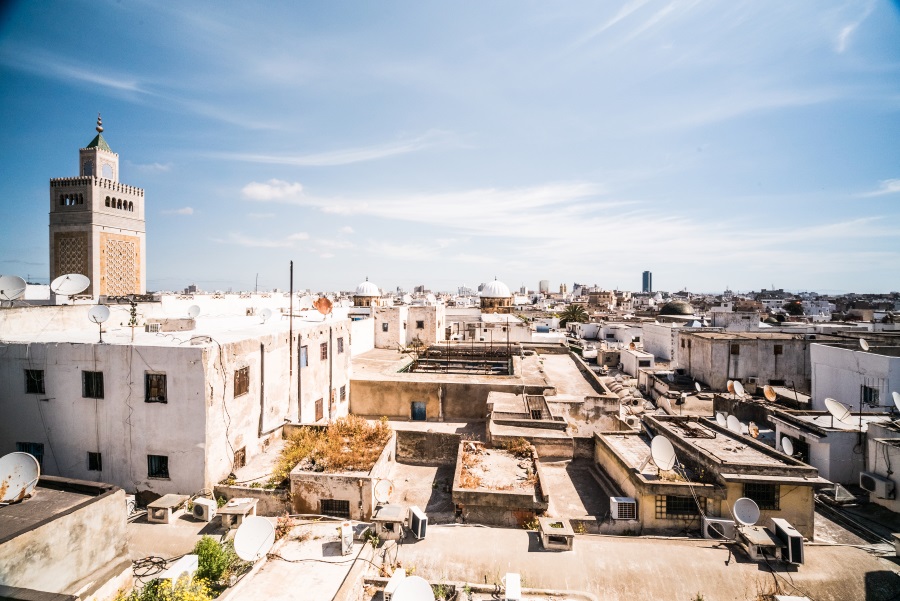 Der Stadtteil Medina in Tunis gilt als UNESCO-Welterbe..